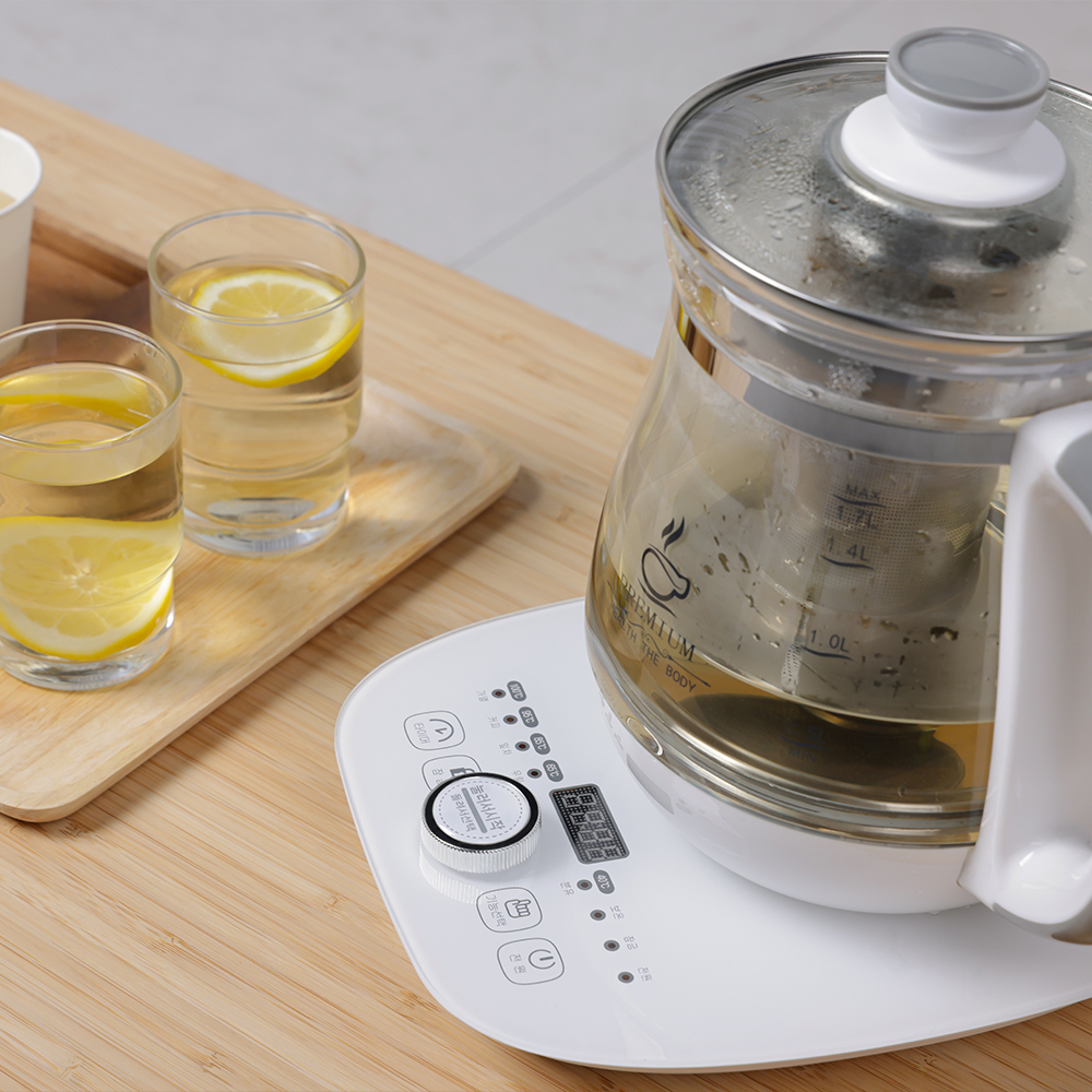 모닝컴 1.7L 약탕기 차탕기 달임 홍삼제조기 중탕기 가정용