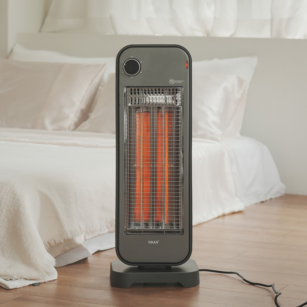 카본히터 전기난로 히터 온열기 난방기 전기스토브 Q3500 그레이