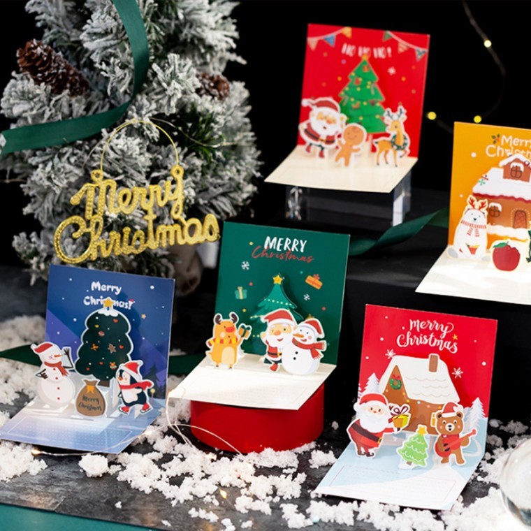 크리스마스 입체카드 - 상품 이미지