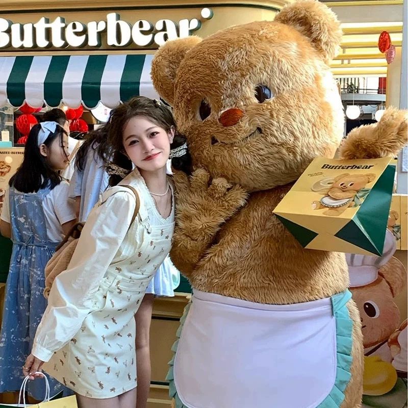 귀여운 곰인형탈 행사장 공연 개업식 옷 이벤트 곰인형 솜패딩 프리사이즈 158-175 - 상세 이미지 4