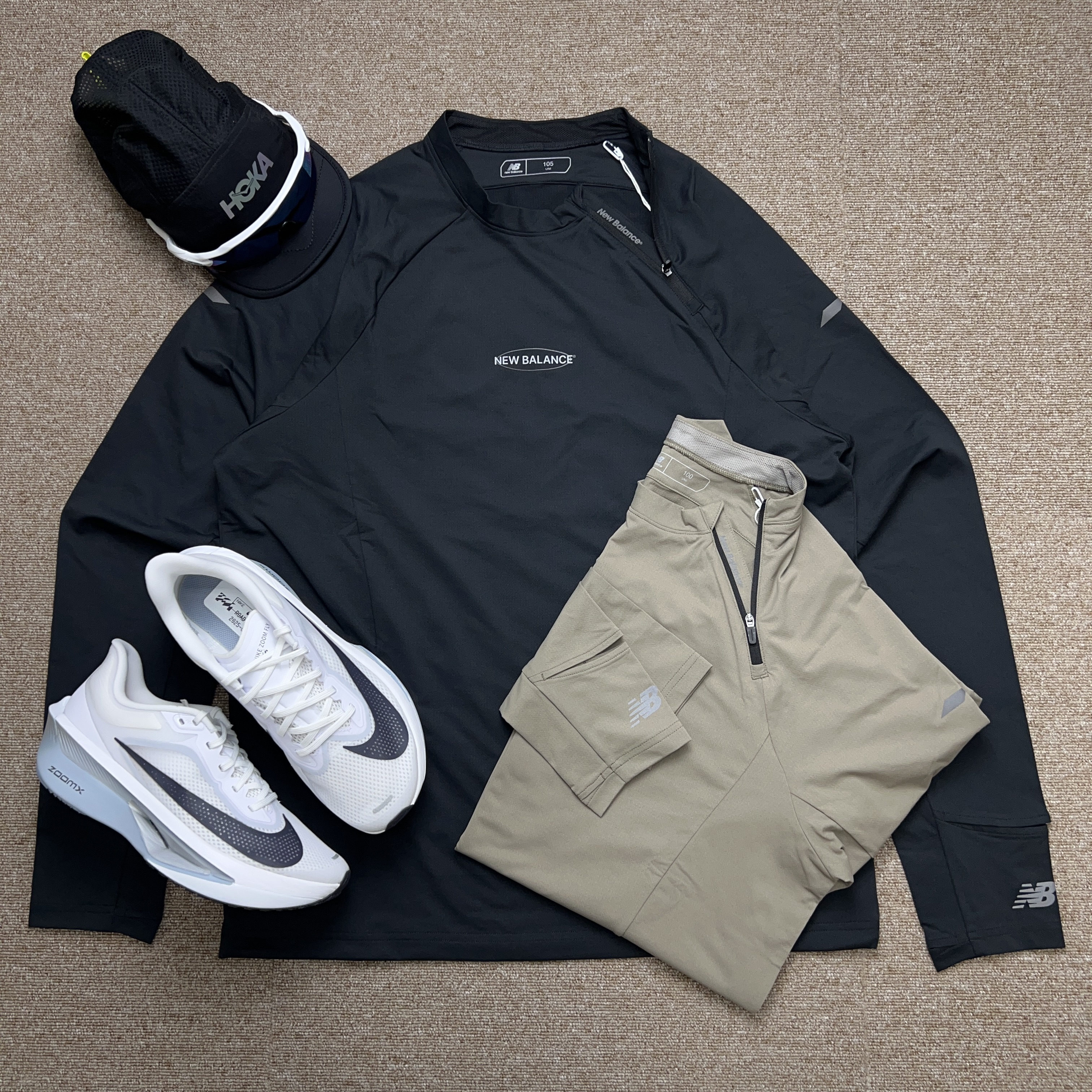 뉴발란스 러닝 긴팔티 RC 기능성 롱슬리브 등산 헬스 - 상품 이미지