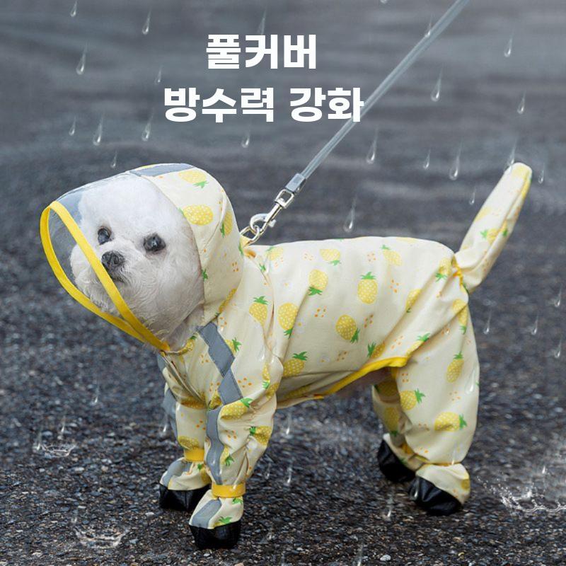 소형견 반려견 레인코트 방수 강아지 우의 산책용 - 상세 이미지 2