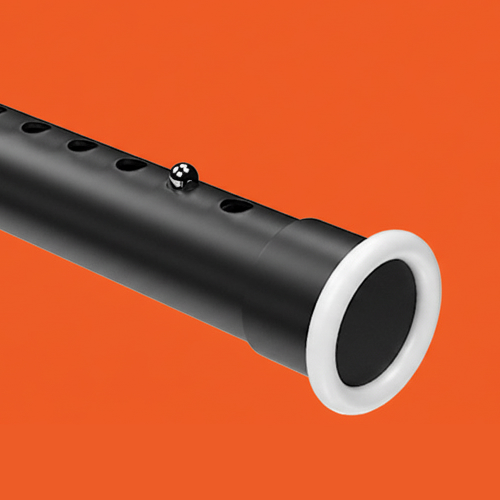 압축봉 무타공 커튼봉 옷걸이 행거 힘센 260-310cm 블랙