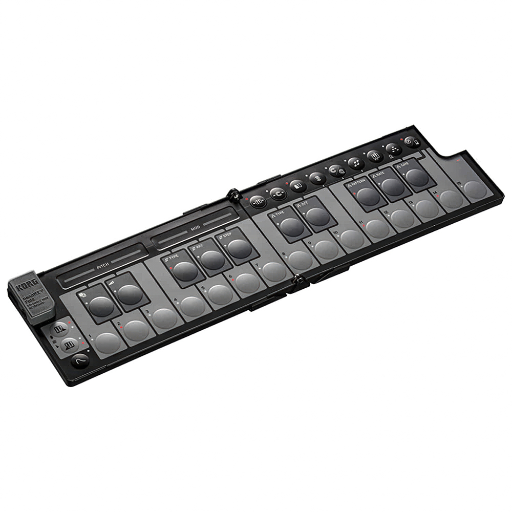KORG nanoKEY Fold BK 코르그 나노키 접이식 포터블 미디 컨트롤러 블랙 - 상품 이미지