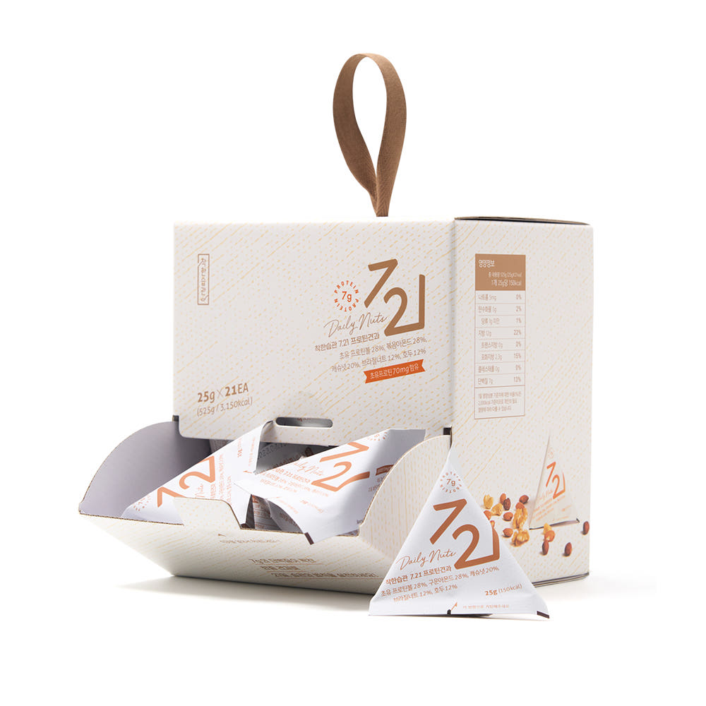 착한습관 프로틴견과 7.21 프로틴, 21개입, 1개 - 상품 이미지