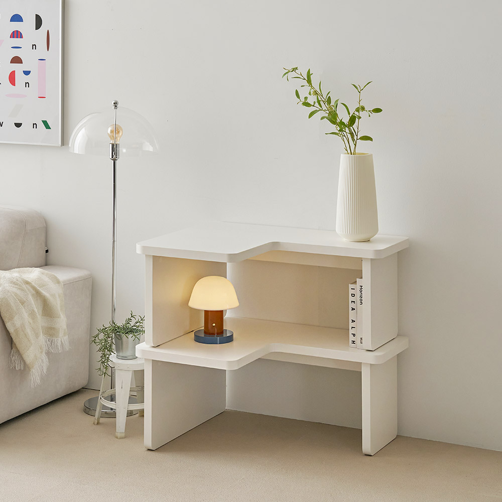 듀오 1+1 E0 확장형 거실 소파테이블 침실 침대 사이드 협탁 테이블