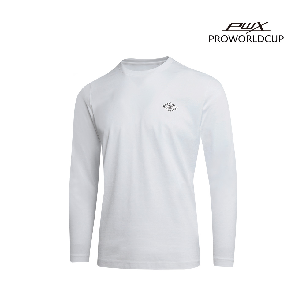 [PWX]Q123-3501-1WT 남성 베이직 라운드티셔츠 - 상품 이미지