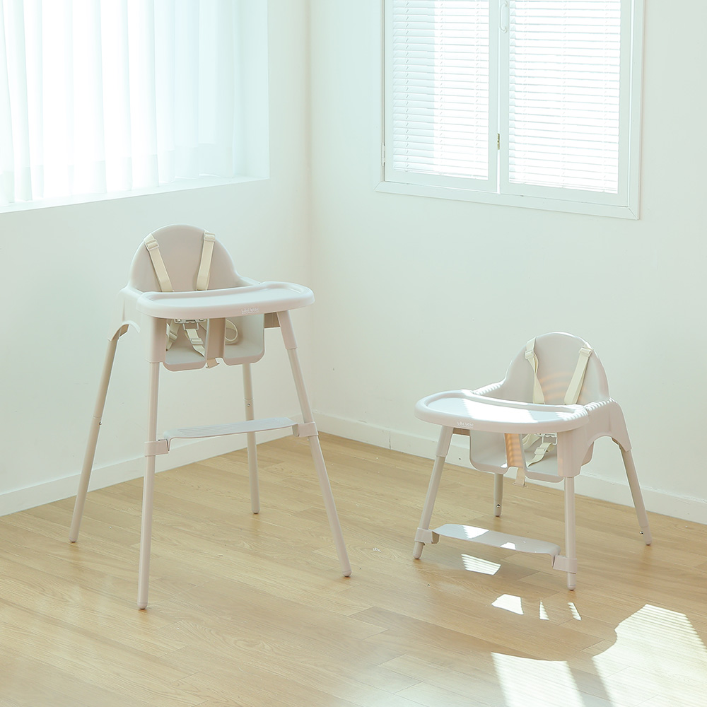 라비베베 유아 라이트 하이체어 높이조절 휴대용 식탁의자 이유식