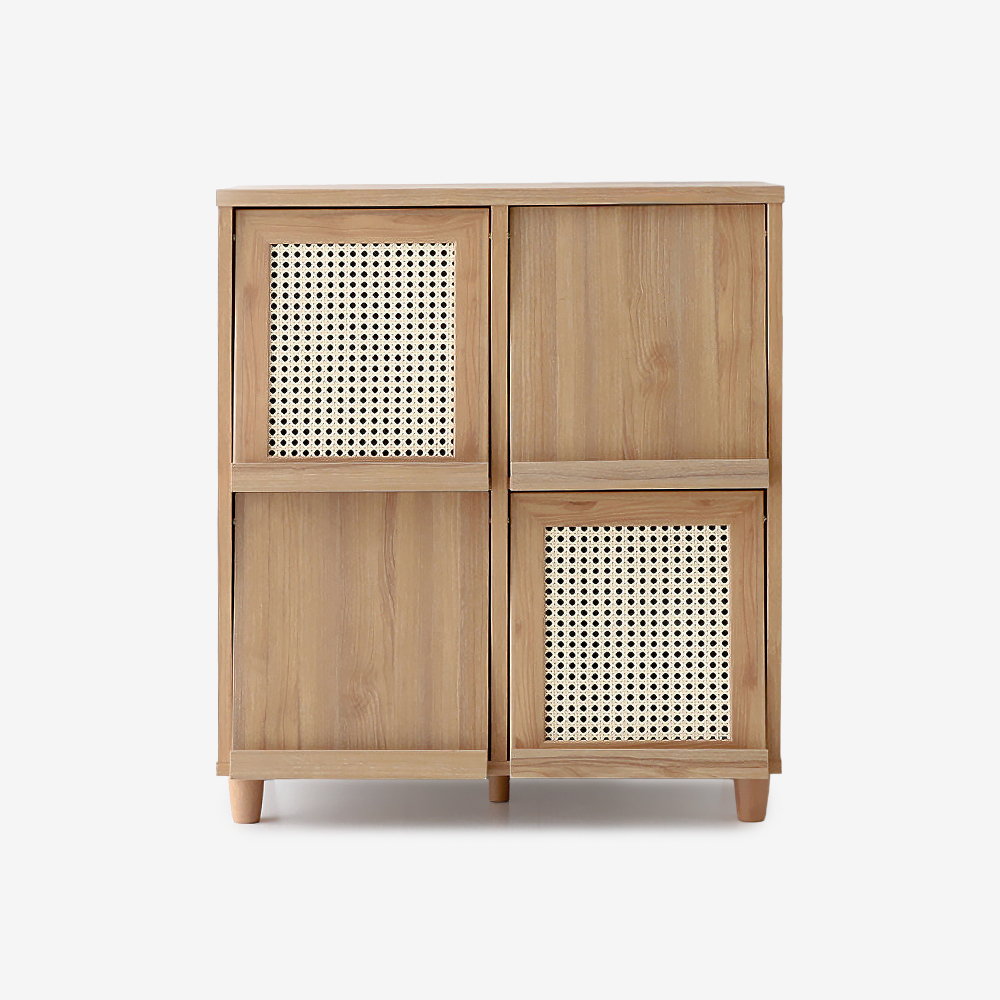 벤탄 4문 수납장 9280 NFM9080FRT 820x400x920mm, 2단, 캄포어베니어 1299.7207 - 메인 이미지