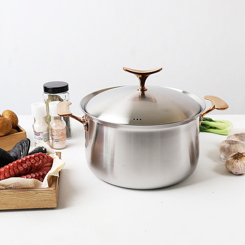 베세머 오리진 통5중 316스텐 냄비 인덕션 밀폐유 전골 찌개 / 24cm, 양수냄비 - 상세 이미지 2