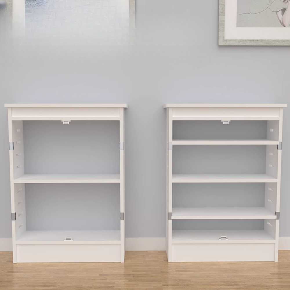 모뎀 정리함 공유기 보관함 전선 숨김 인테리어 커버 70x80x25cm 캐비닛 - 상세 이미지 2