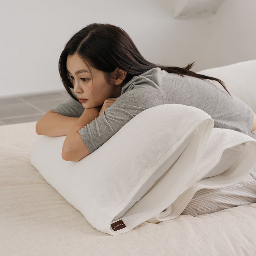 디어리얼 포근 모달 베개커버_호텔화이트 향균 프리미엄 자루형 집들이선물 - 상세 이미지 2