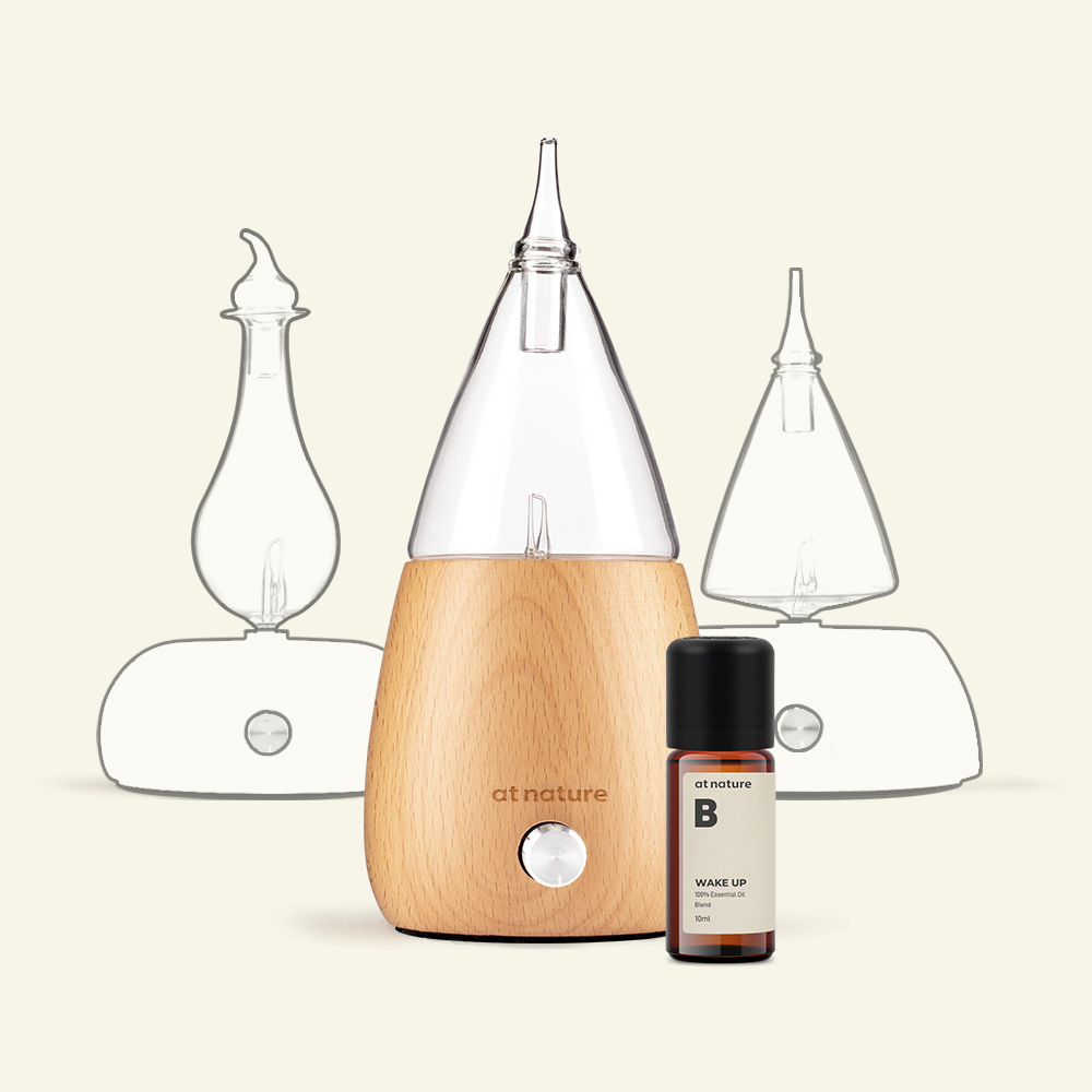 글라스우드 전자디퓨저 드롭 웨이크업 오일 세트 아로마 디퓨저