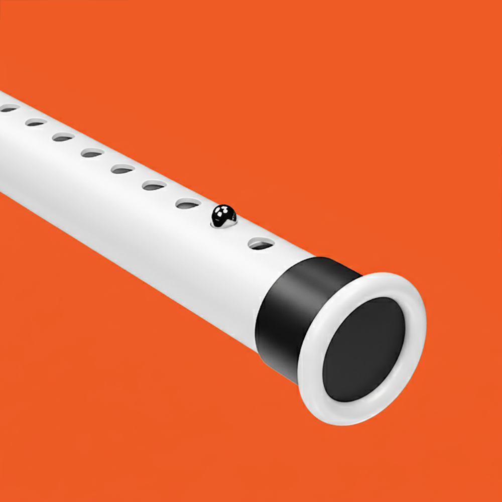 힘센압축봉 360-410cm 화이트 커튼봉 무타공 32MM 두꺼움