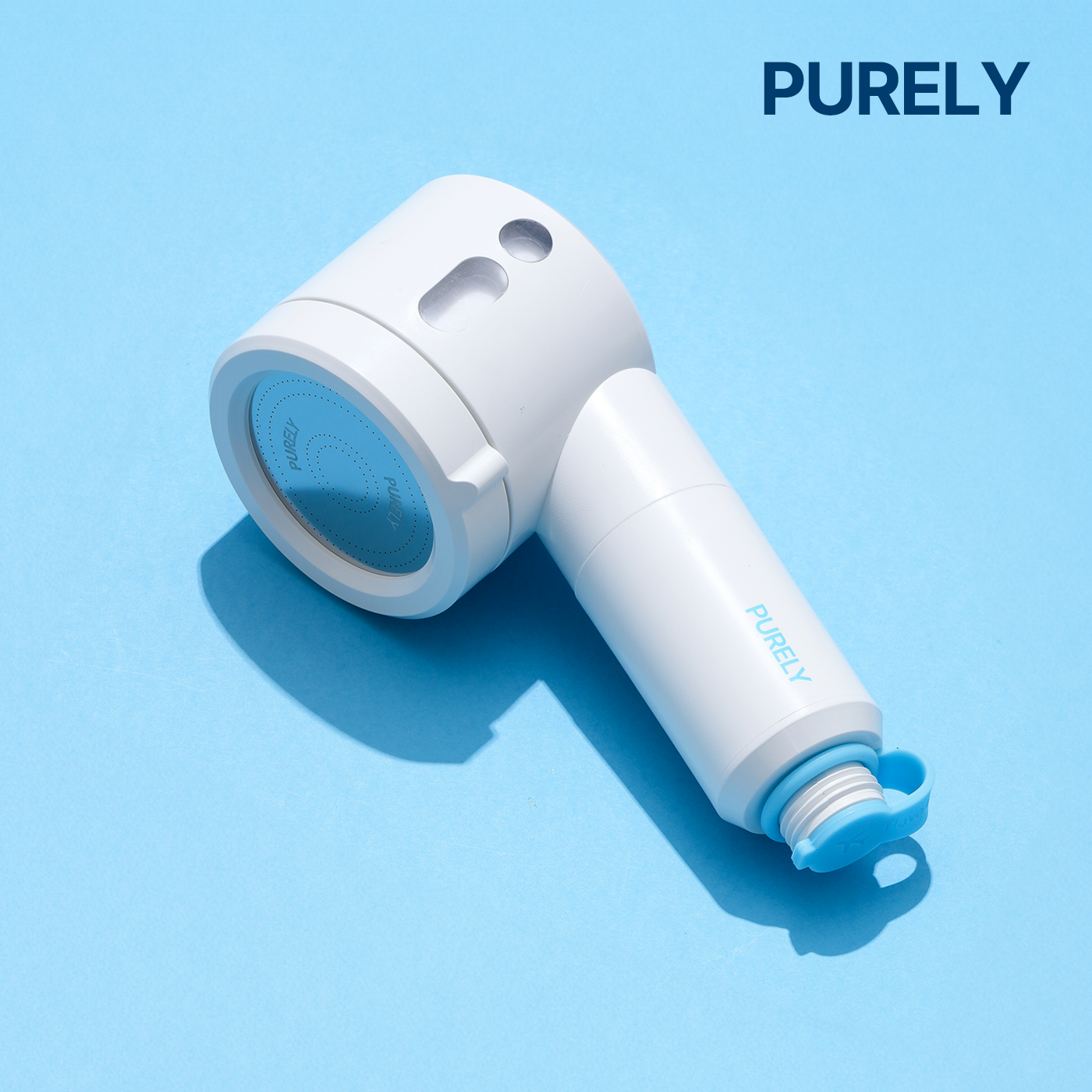 퓨어리 여행용 샤워 샤워기 필터 해외여행 유럽 석회수 전용 다낭 나트랑 세부 괌 베트남 태국 홍콩 방콕 필터 1개 포함 제품 이미지