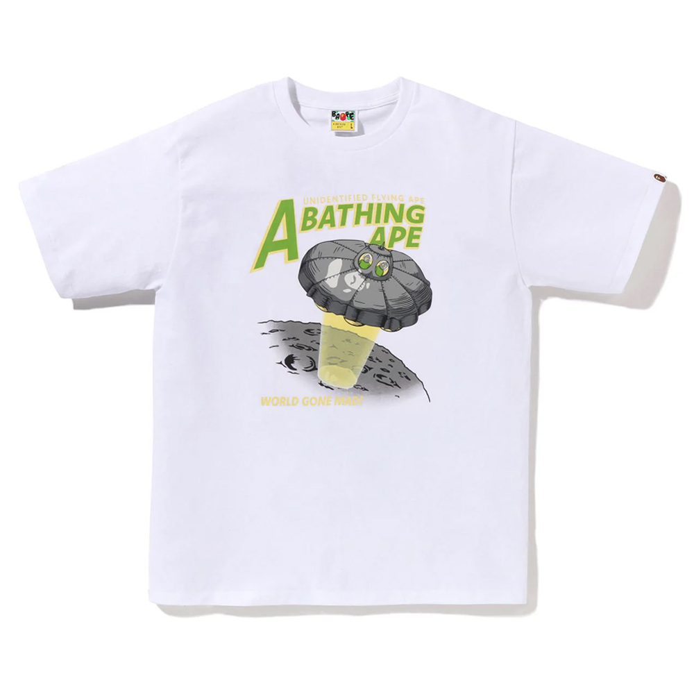 베이프 반팔티 APE HEAD UFO ON MOON TEE 1L70-110-005 - 상세 이미지 3