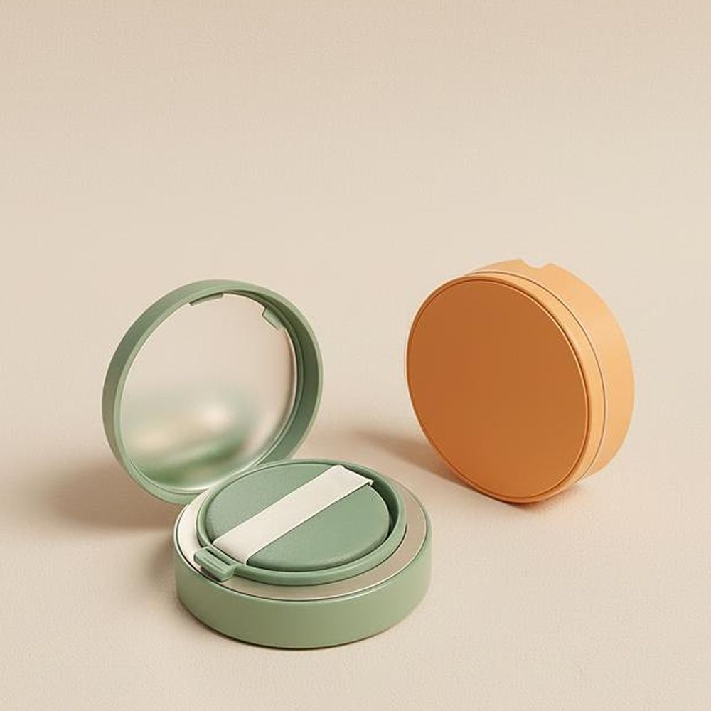 메쉬 에어 쿠션 케이스 공병 팩트 파데 파데프리 파운데이션 화장품 소분 용기 DIY 만들기 - 상품 이미지