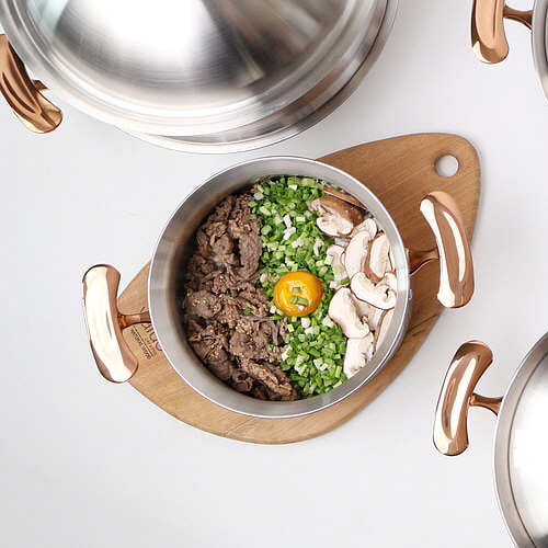베세머 오리진 통5중 316스텐 냄비 인덕션 밀폐유 전골 찌개 / 18cm, 양수냄비 - 상세 이미지 2