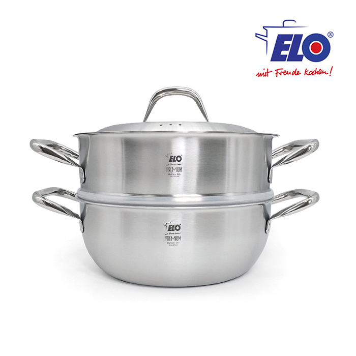 ELO 스톡홀름 통3중 양수웍 24cm 찜기 스텐냄비 인덕션 - 상품 이미지