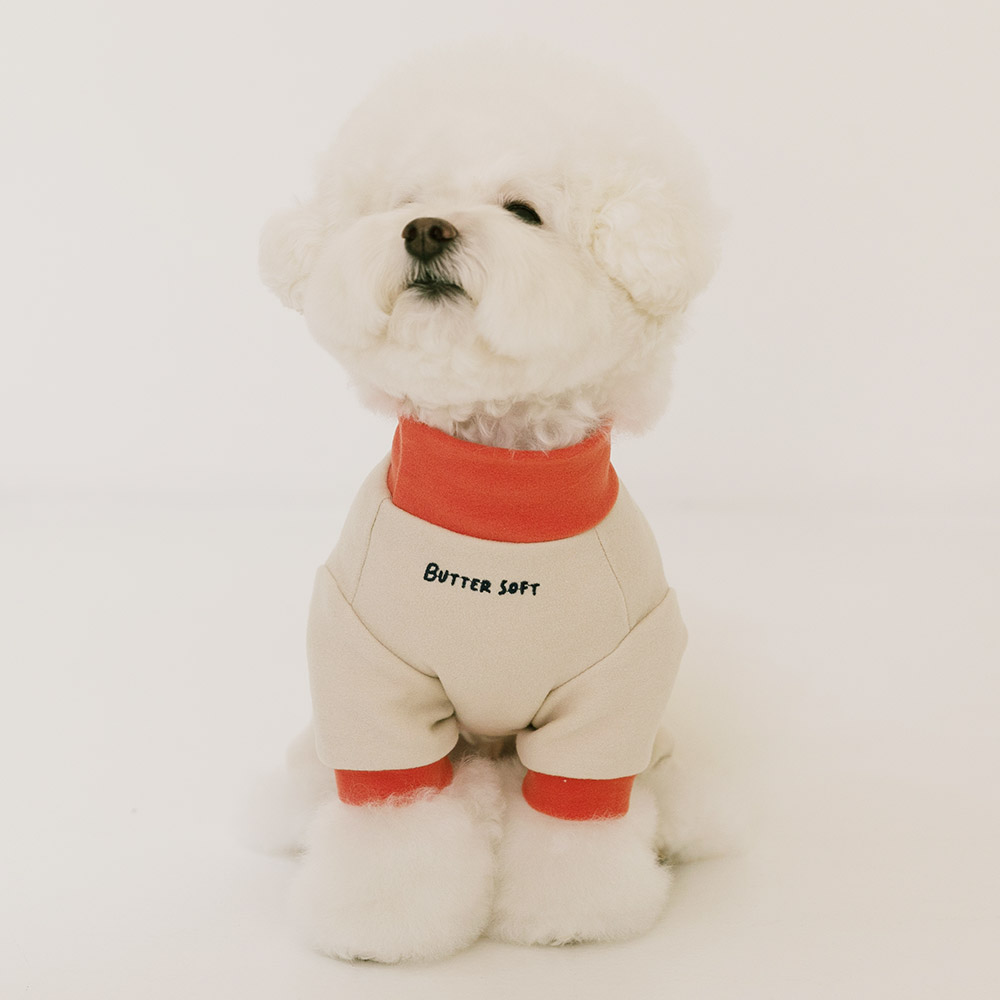강아지 올인원 내복 실내복 겨울옷 버터소프트