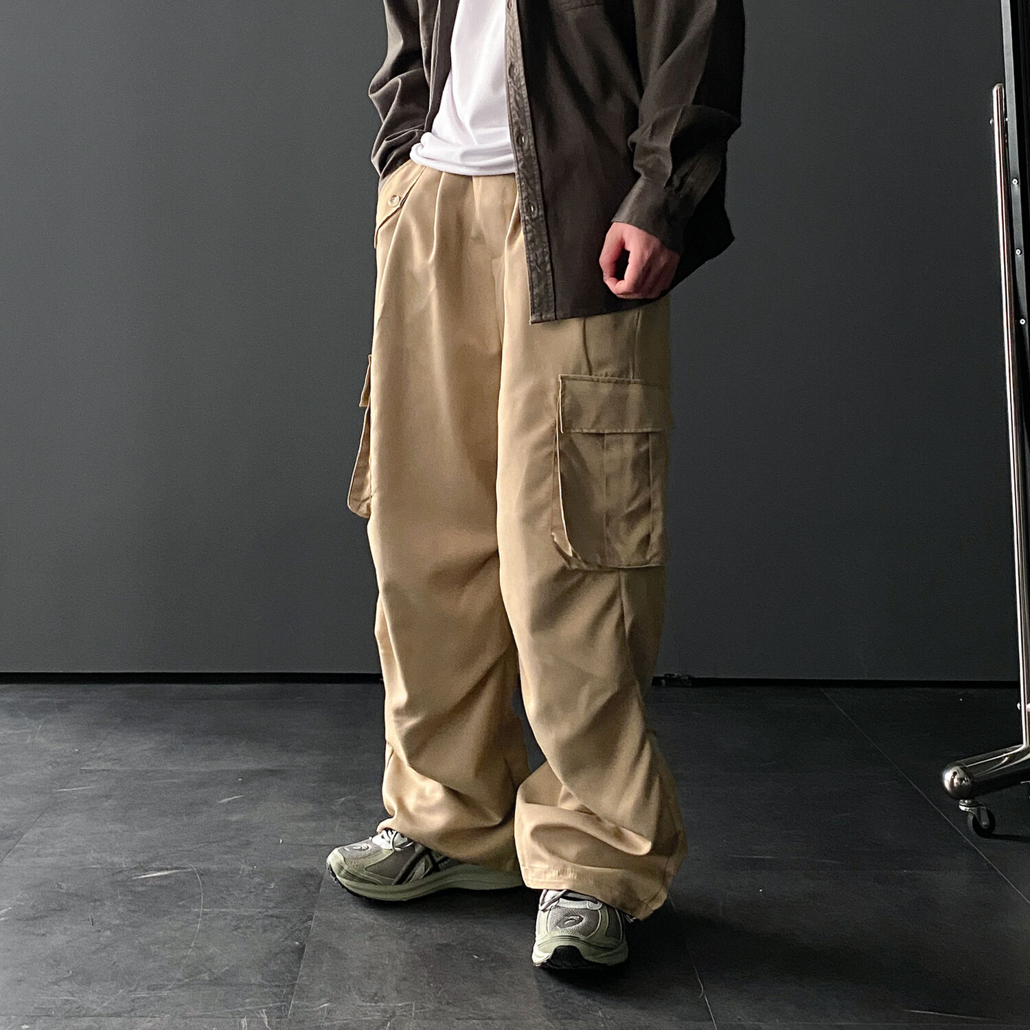 1+1 파라슈트팬츠 건빵바지 통큰바지 벌룬팬츠 - 상세 이미지 2