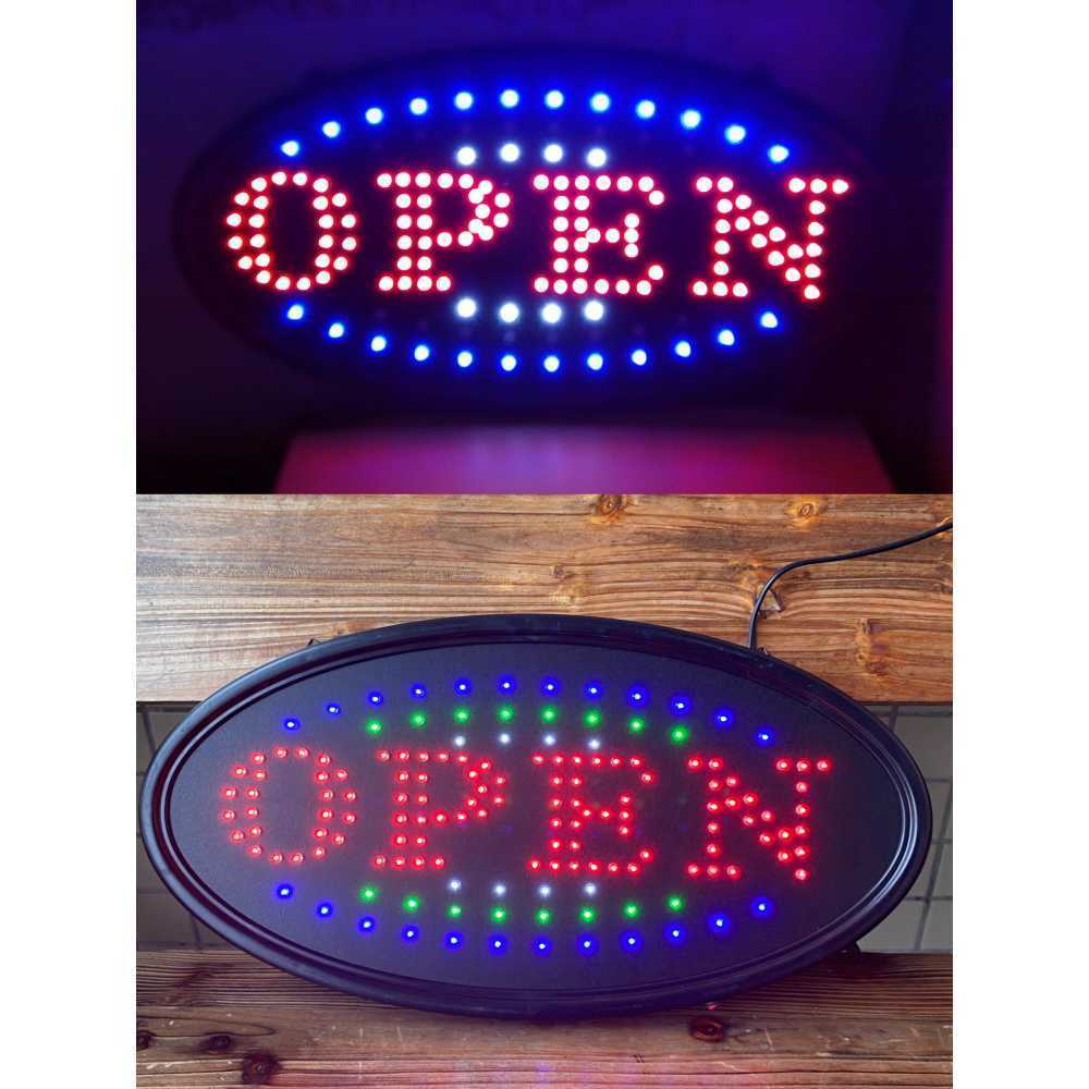네온사인 LED 오픈 안내 홍보 매장 인테리어 보드 램프 비드 오픈(220V) - 상세 이미지 2