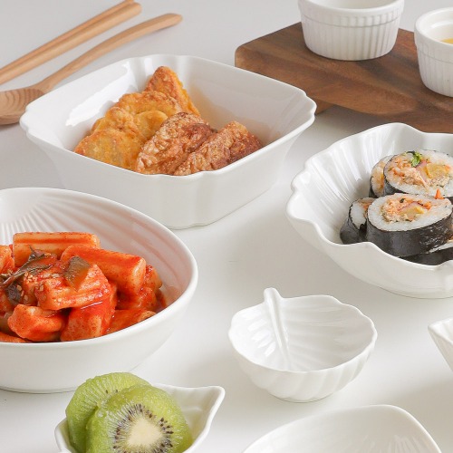 도자기 찬기 반찬그릇 2P 특대형 잔치 집들이 파티 찬기 - 상세 이미지 2