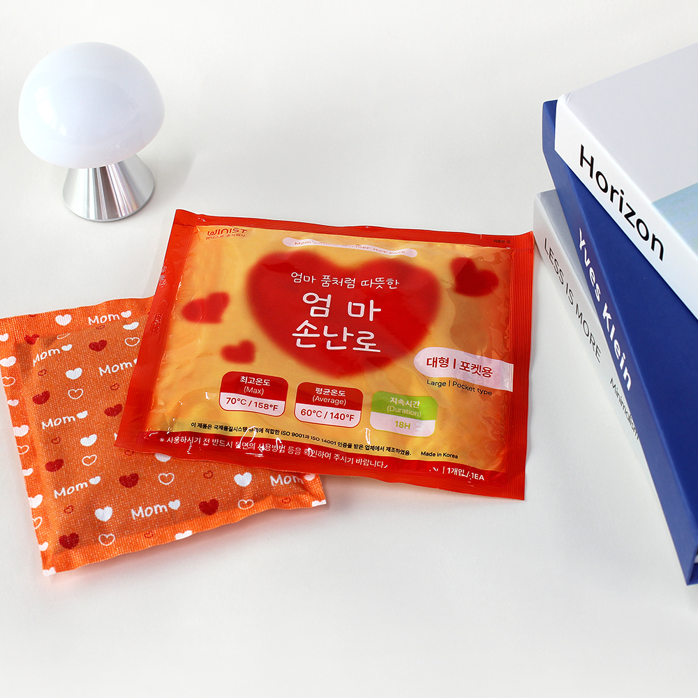 엄마손난로 핫팩 대용량 포켓형 흔드는 손난로 군용 캠핑용 겨울 주머니 110개 - 상세 이미지 3