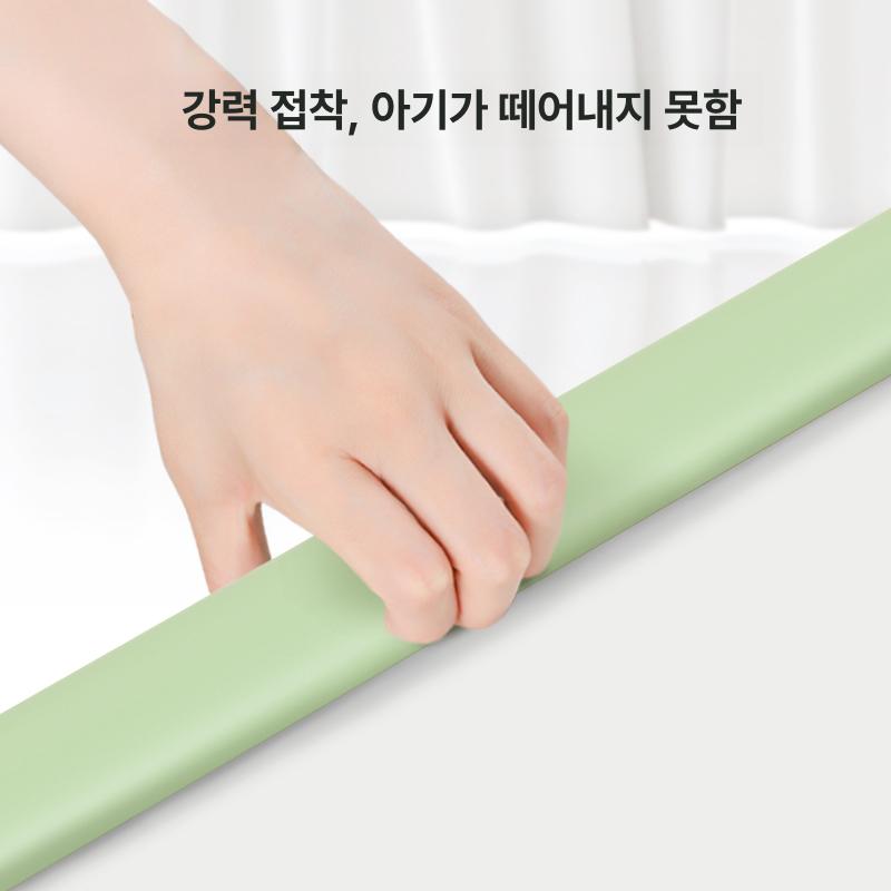손목 받침대 팜레스트 보호 패드 쿠션 키보드 팔꿈치 밀크화이트 L형 포름알데히드 냄새 없음 1개 면봉 방지 코너 - 상세 이미지 3