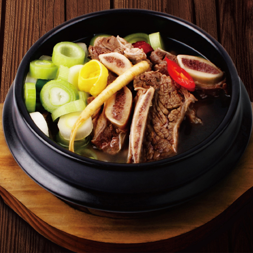 맑은 대파 인삼 보양갈비탕 600g / 대파 듬뿍 진한 사골육수 - 상세 이미지 2