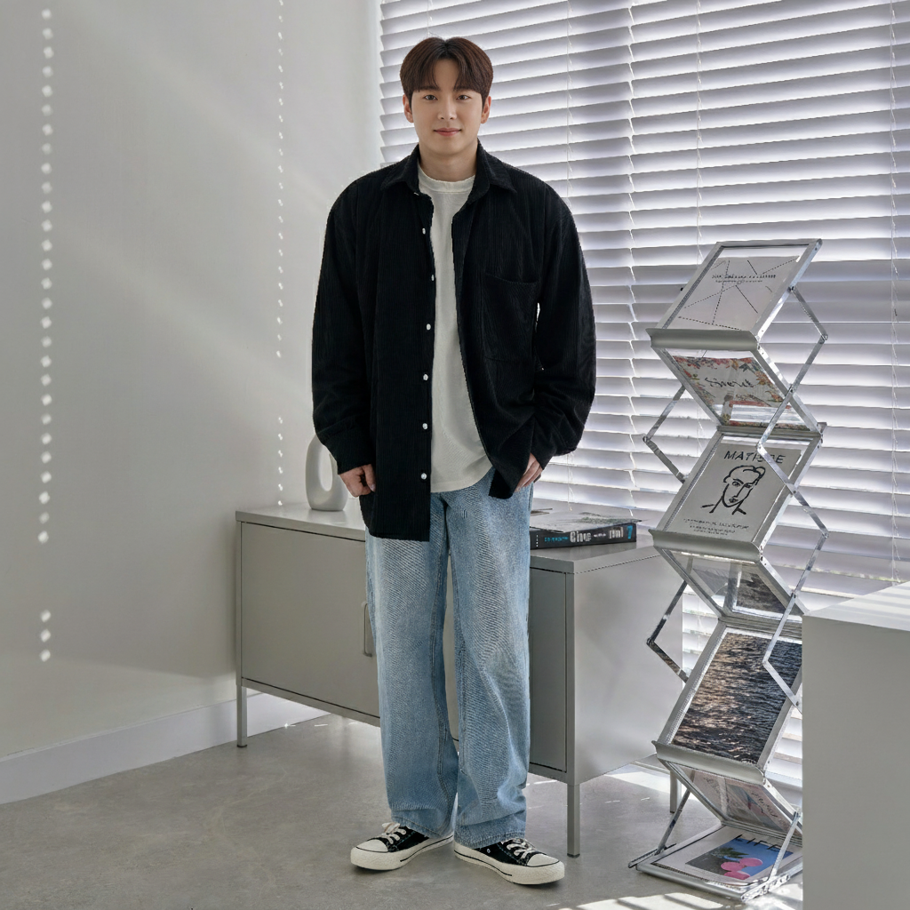 셔켓 코듀로이셔츠 골덴셔츠 겨울남방 이미지 7