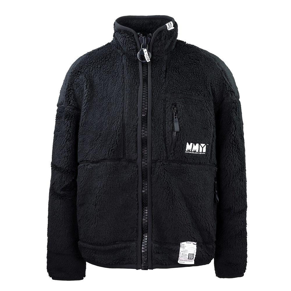 미하라 야스히로 WIDE BACK 보아 블루종 자켓 J13BL741 BLACK - 상품 이미지