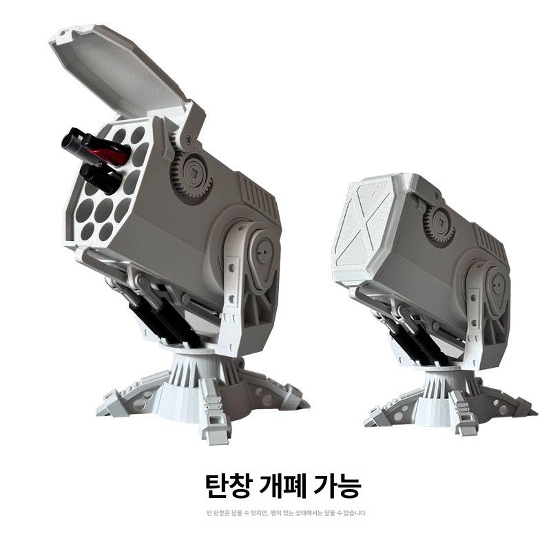 발사기 펜꽂이 미사일 모형 인테리어 밀리터리 연필꽂이 책상 런처모양 런처 연필통 메카닉 연동 - 상세 이미지 5