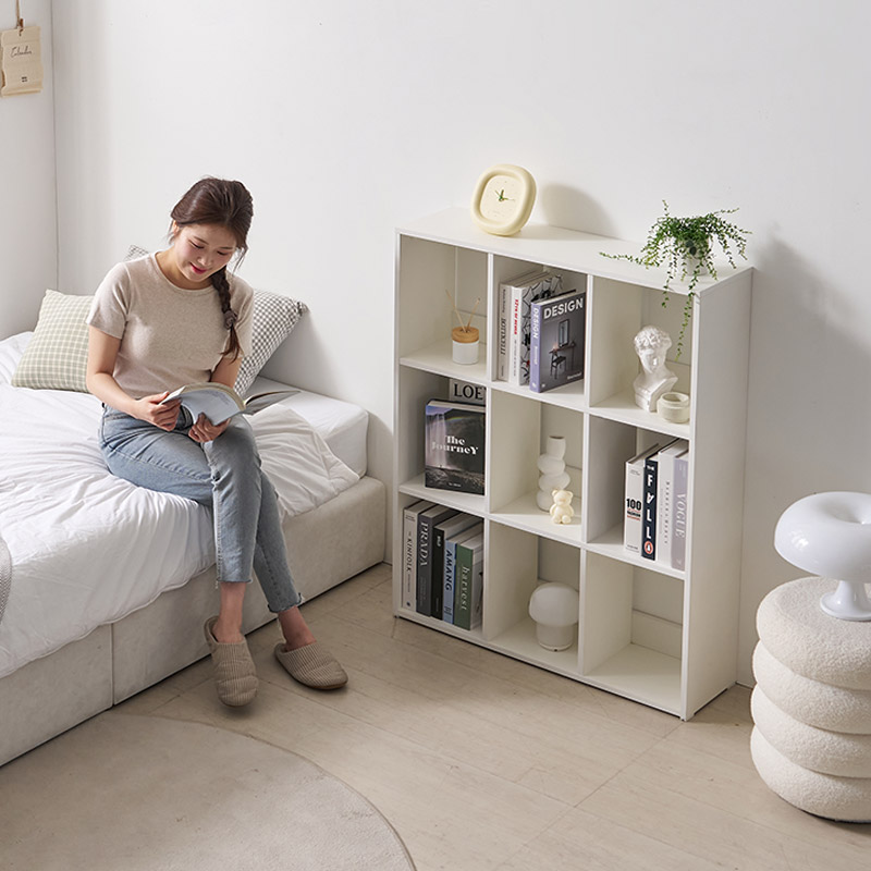 e스마트 모브 거실 틈새 2단 낮은 책장