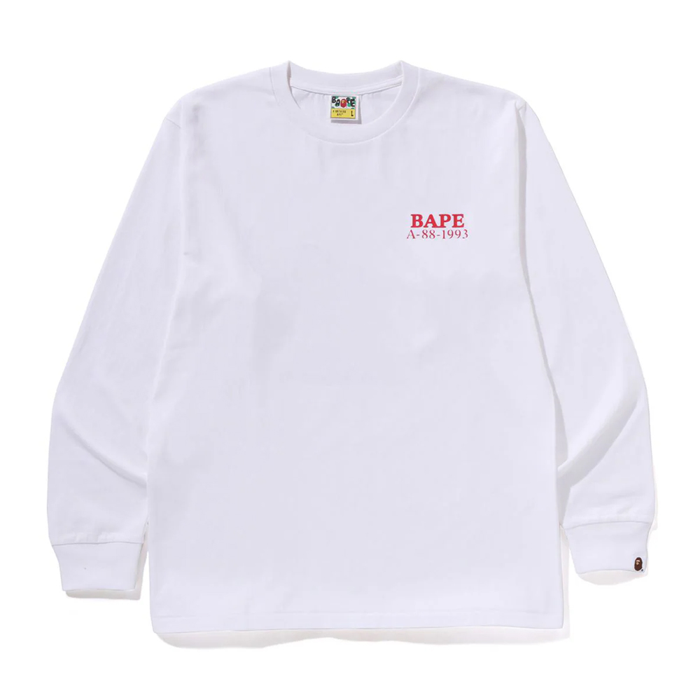 베이프 긴팔티 MOON APE HEAD OLD PHOTO L/S TEE 1L70-111-002 - 상세 이미지 3