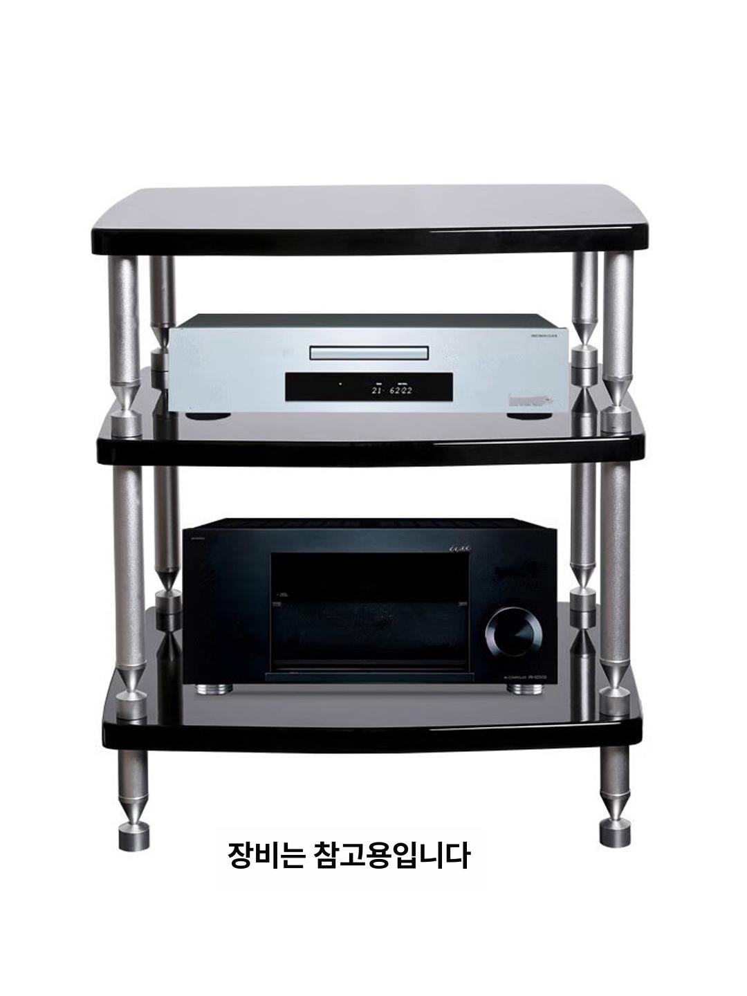 스피커선반 받침대 테이블 장식장 진열대 유리 거실장 1단 랙 13cm - 상세 이미지 3