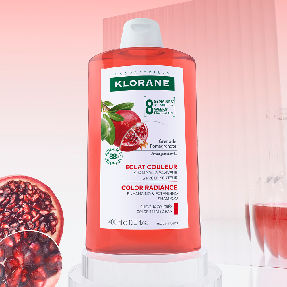 [클로란] 석류 컬러 프로텍션 샴푸 400ml (염색유지&손상모발) 이미지 6