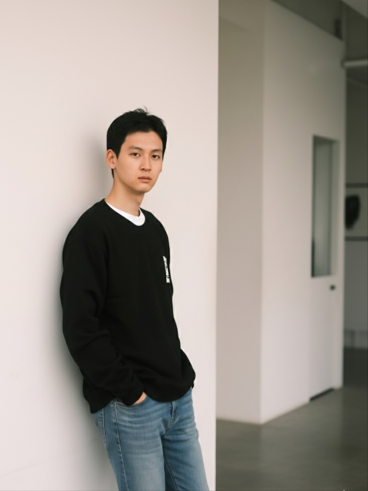 버블벳 남자 세미오버핏 버블변형사각 나염 데일리 맨투맨티셔츠 블랙 - 상세 이미지 3