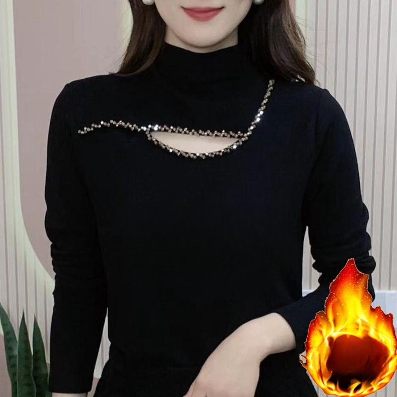 펀칭 반짝이 망사 댄스복 상의 라인 라틴 스포츠 블랙 레터 버터플라이 4XL 75~82.5kg - 상품 이미지