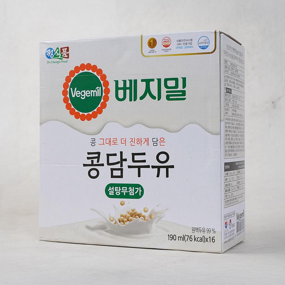 메가마트 정식품 베지밀콩담두유 190mlx16 - 상세 이미지 2