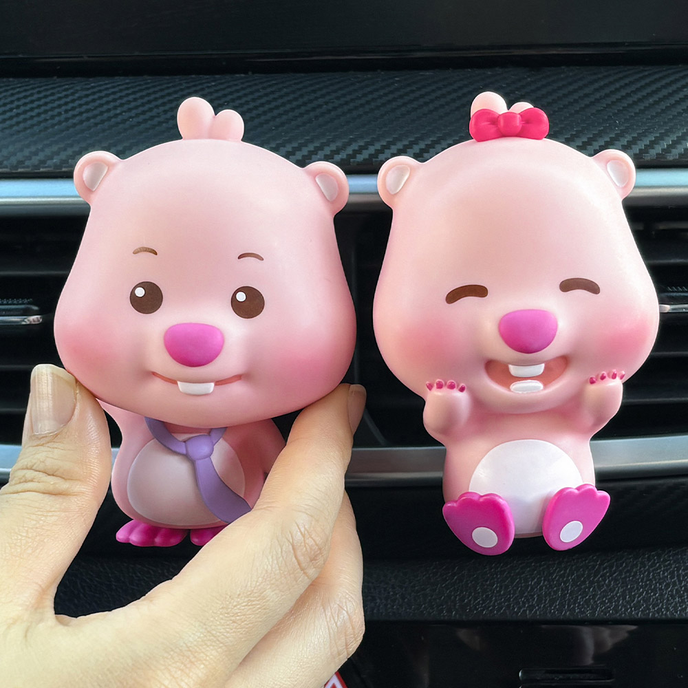 벨르아망 베이비 잔망루피 차량용 방향제 자동차 송풍구 디퓨저 새차 선물 넥타이 블랙체리