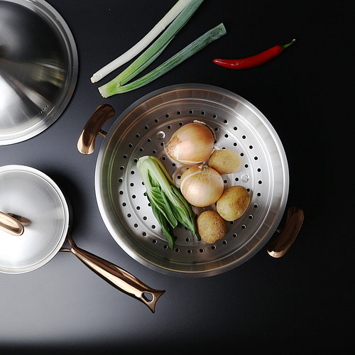 베세머 오리진 통5중 316스텐 냄비 인덕션 찜기 / 28cm, 스티머 - 상세 이미지 2