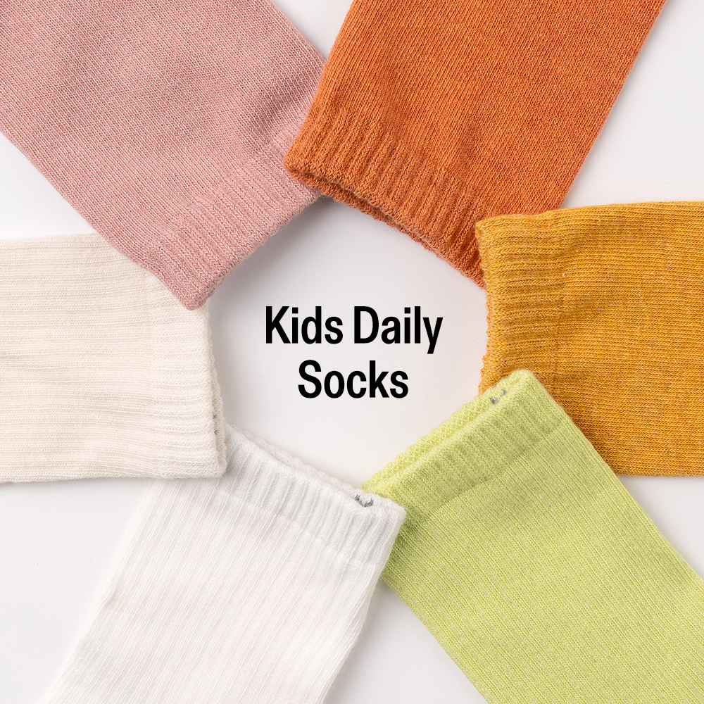 5켤레 키즈 데일리 삭스 24컬러 주니어 아동 유아 미끄럼방지 아기 양말 선물 세트 N배송