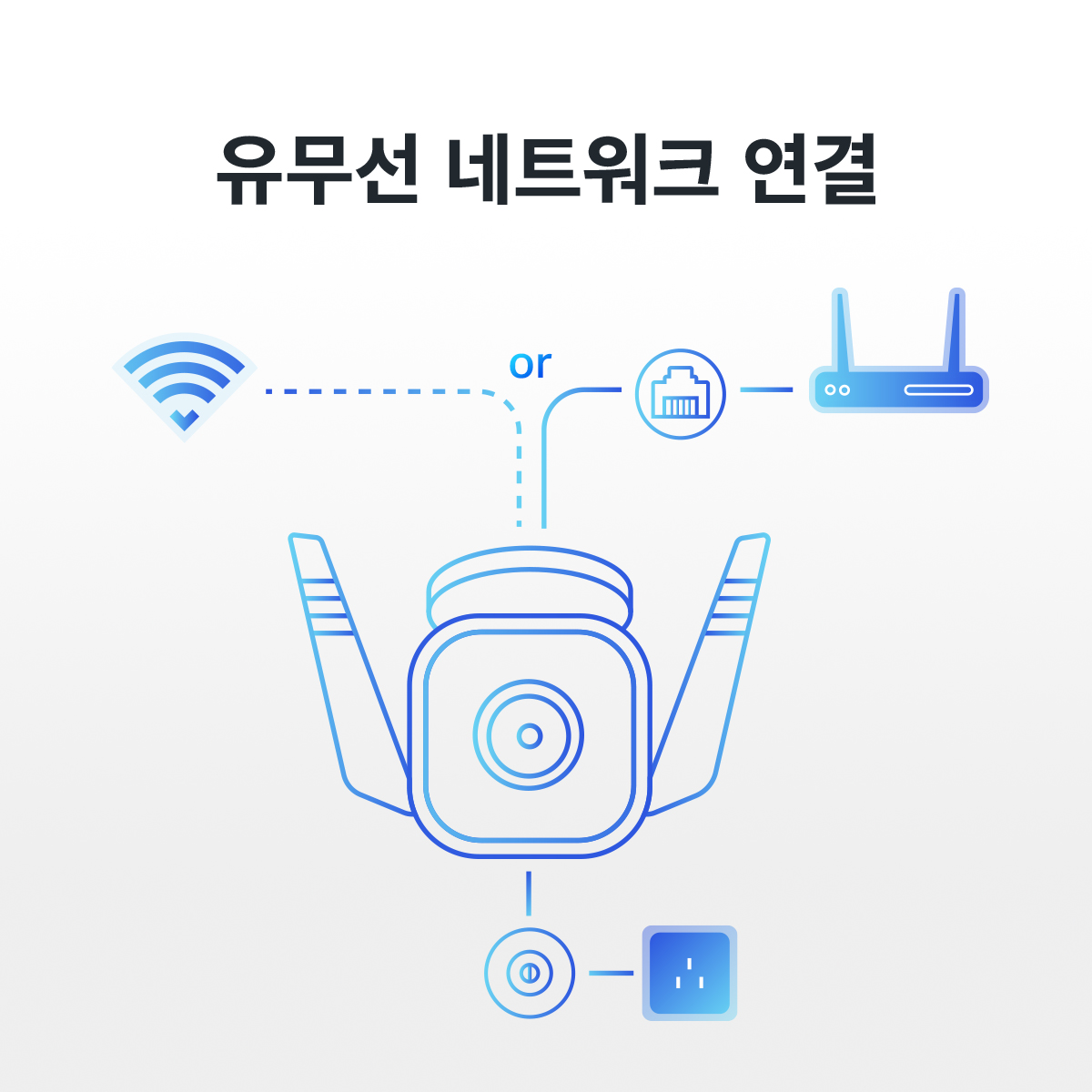 티피링크 300만화소 고정형 실외 방수 매장용 카메라 가정용CCTV TC65 - 상세 이미지 3