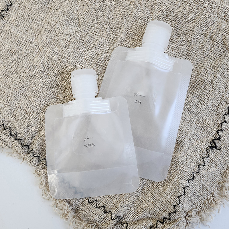 여행 공병 리필 파우치 튜브 용기 샴푸 소분 샘플 에센스 공병 반투명 30ml, 1개 - 상세 이미지 4
