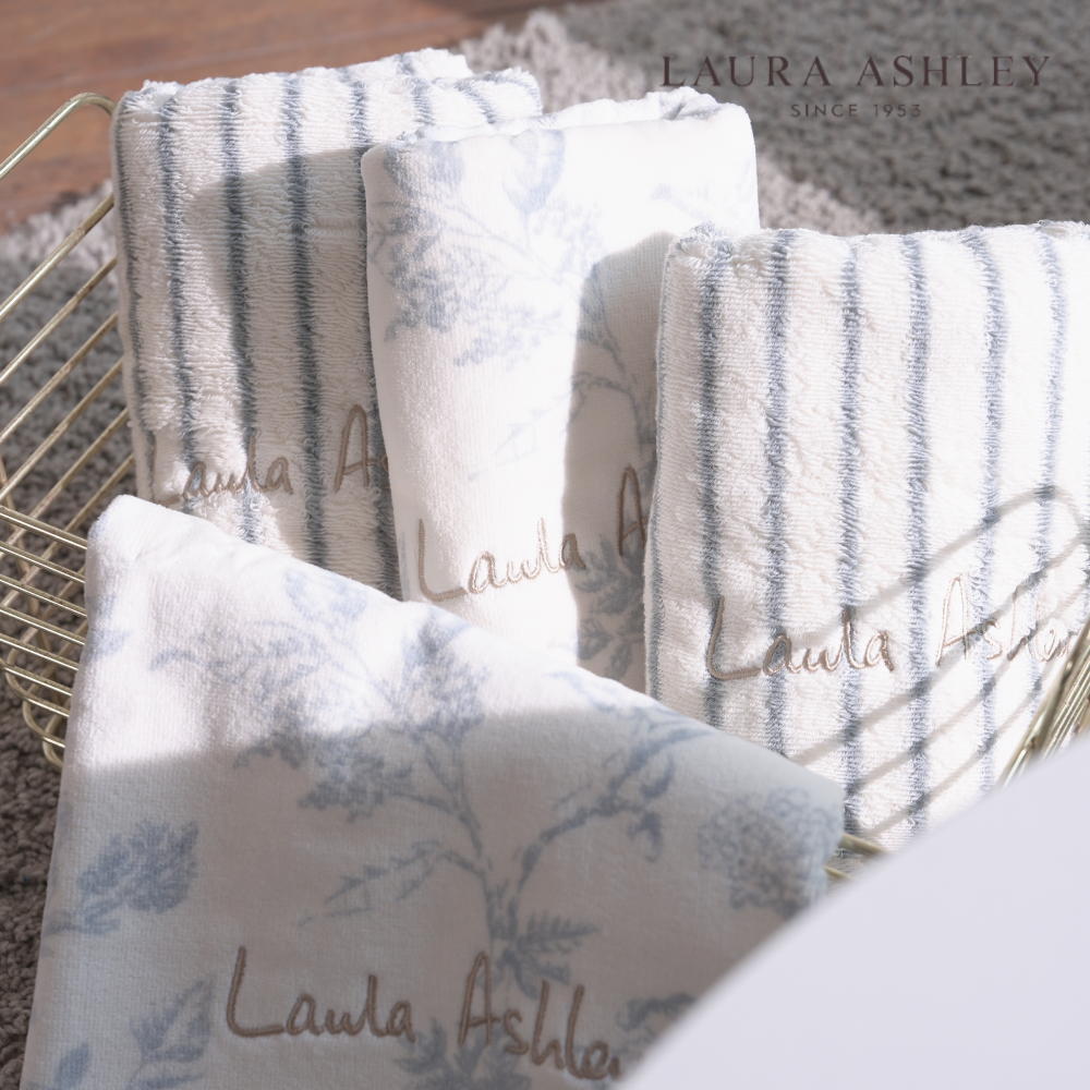 로라애슐리 수건 60수 선물세트 8장 뉴클래식 엘더우드 스트라이프 타올
