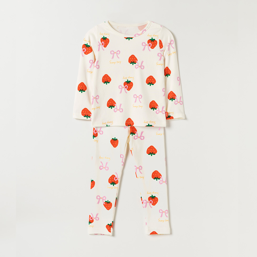 오즈키즈 유아 실내복 아기 내복 긴팔 잠옷 겨울 여아 남아