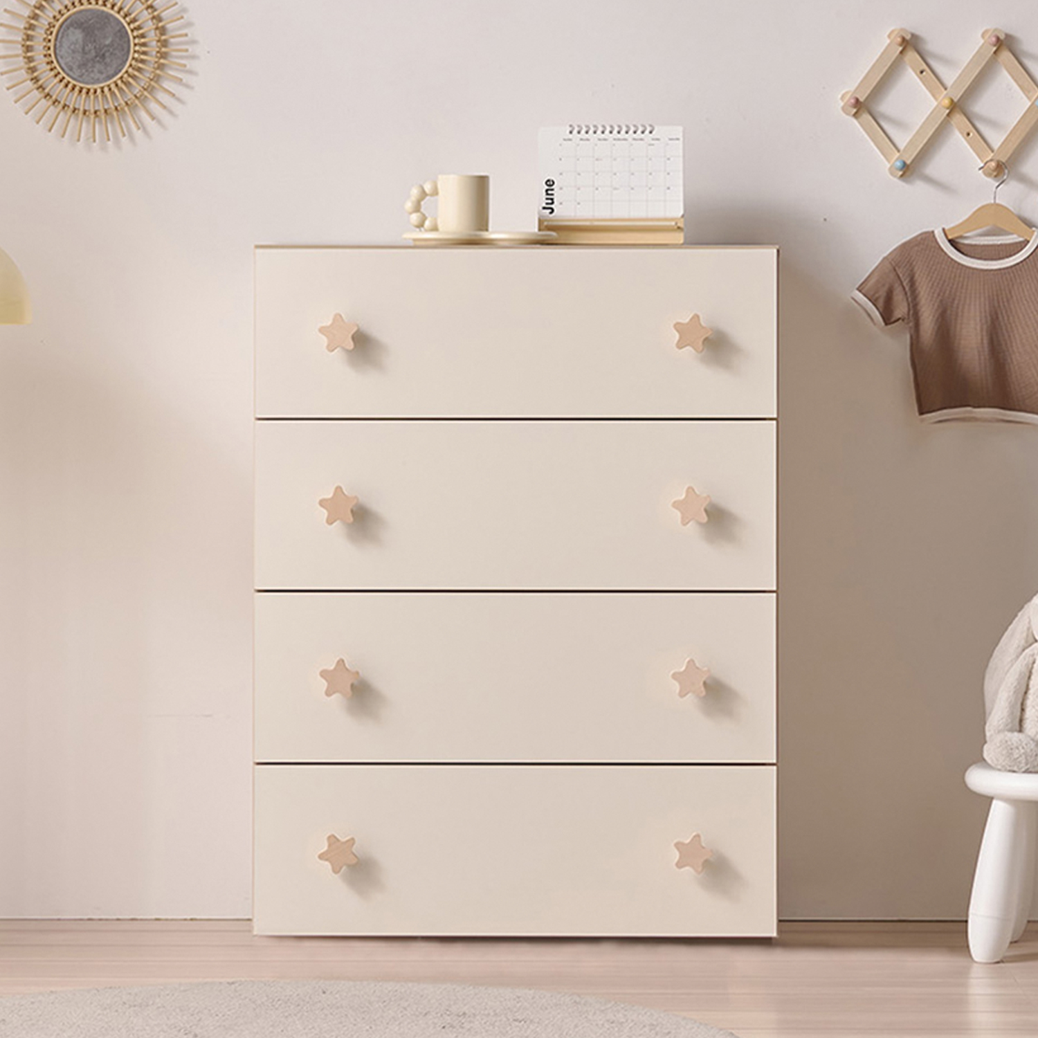 아기 서랍장 유아 옷 서랍장 베이비 아기 옷장 베이비장 800x500x1050, 내추럴콤비