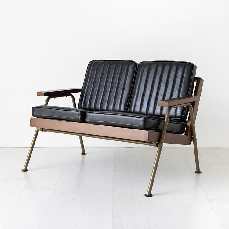 네르센 소파 YN131 스툴미포함, 블랙 0189.3532, 2인용