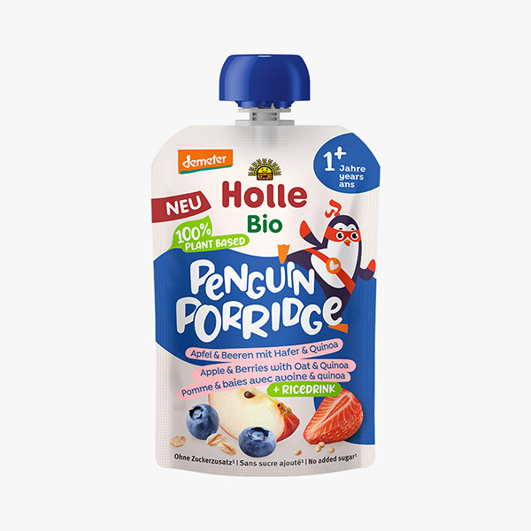 [홀레] 유기농 오트밀 퓨레 - 펭귄 포리지 (이유식)